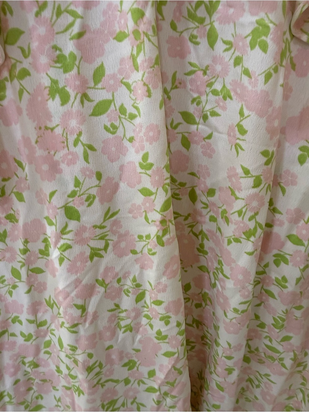 Topshop Maternity Midi Dress Floral pink green Print open back with tie size 10 - Picture 5 of 6